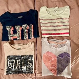 Girls long sleeve shirts